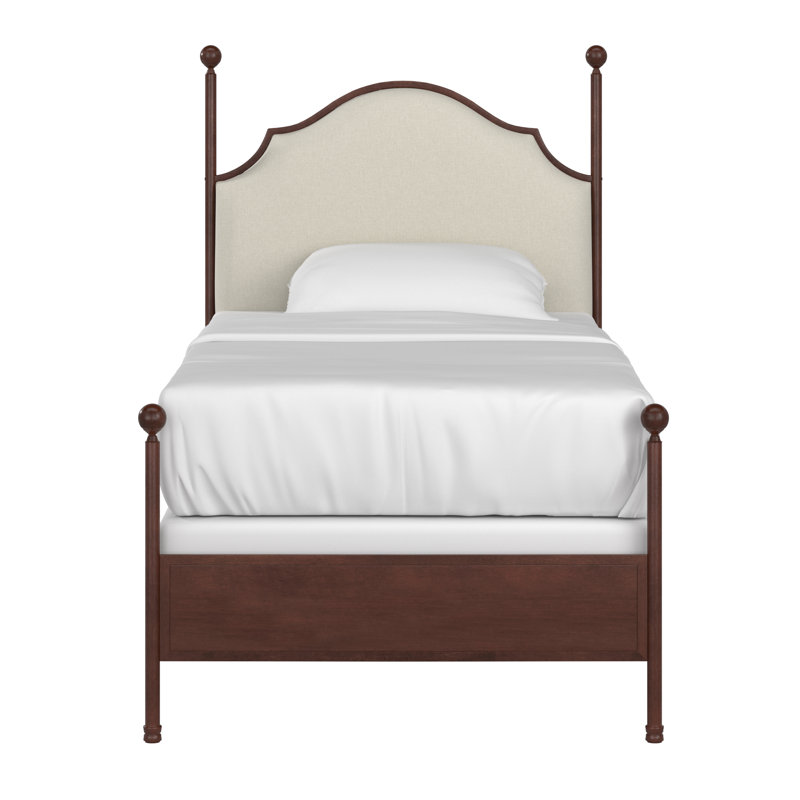 Lit tapissier standard Marinez, Simple