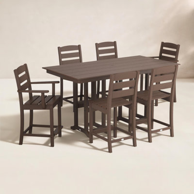 POLYWOOD® Lakeside 72" Patio Dining Set