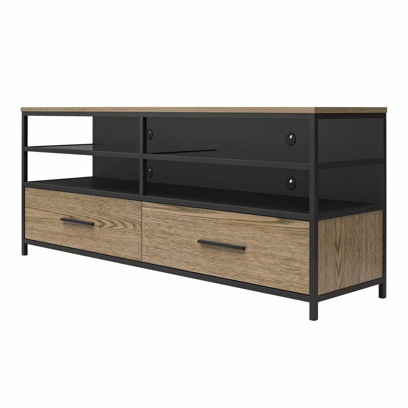 Alhamdi 59.6'' Media Console, Sterling Oak