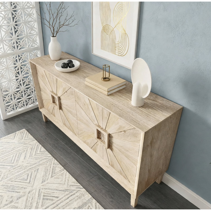 Buffet avec 4 portes, Naturel
