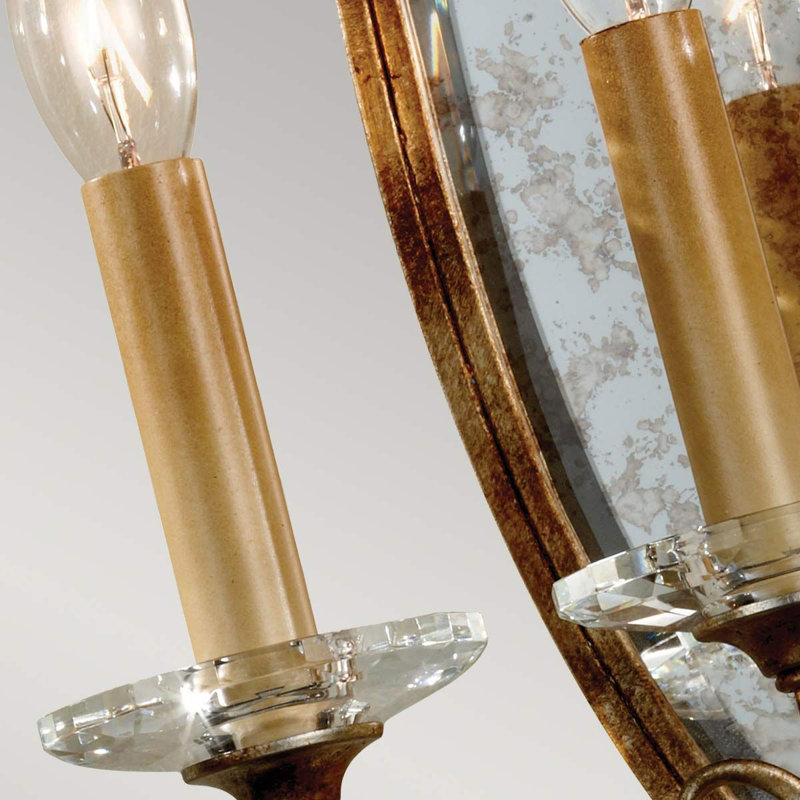 Carnanreagh Steel Candle Wall Light