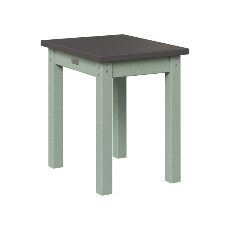 Berlin Gardens Economy End Table, Smoke Gray, Seafoam