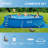 Intex 48in x 18ft Inflatable Above Ground Pool with Ladder, Pump-133690772