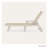 POLYWOOD Coastal Chaise with Wheels-16715519-16715522