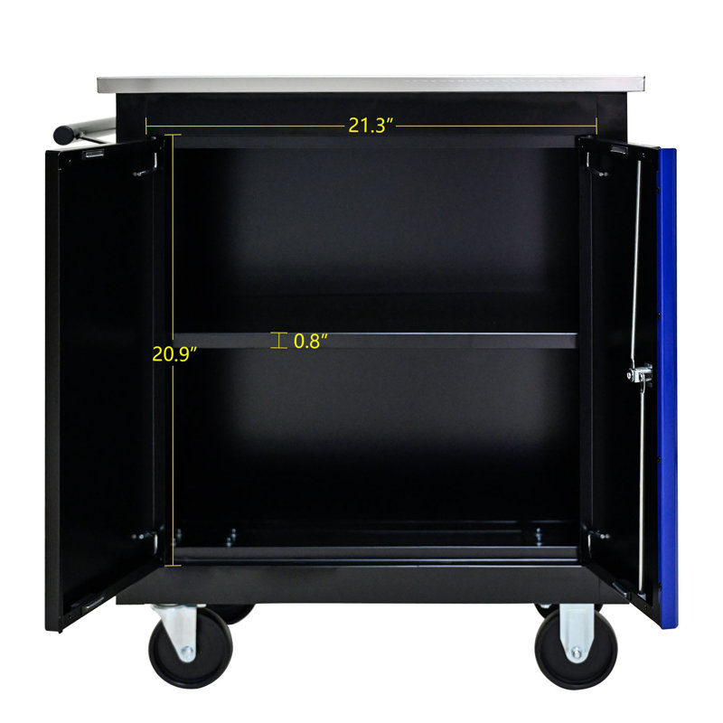 Double-Door Multi-Function Tool Cart