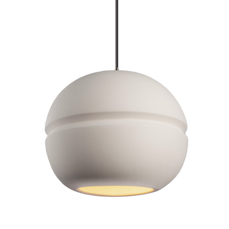 1 - Light Single Pendant, Matte Black, Incandescent, Reflecting Pool