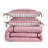 Ted Baker Ruched Hotel  Comforter Set Mauve (Set of 3)-126606049