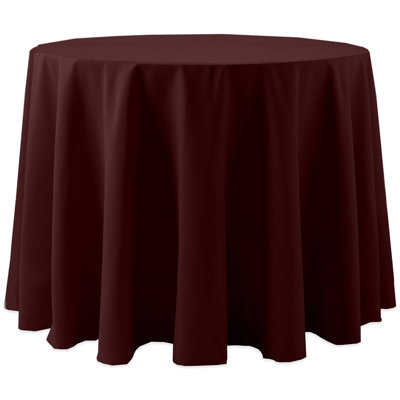Nappe Ultimate Textile - paquet de 2 - nappe de salle à manger ronde de 102 po en coton ivoire
