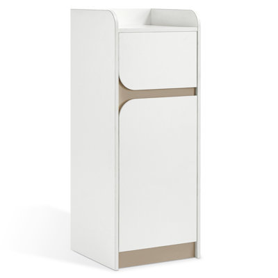 Juwaan Handless Accent Storage Cabinet with Drawer