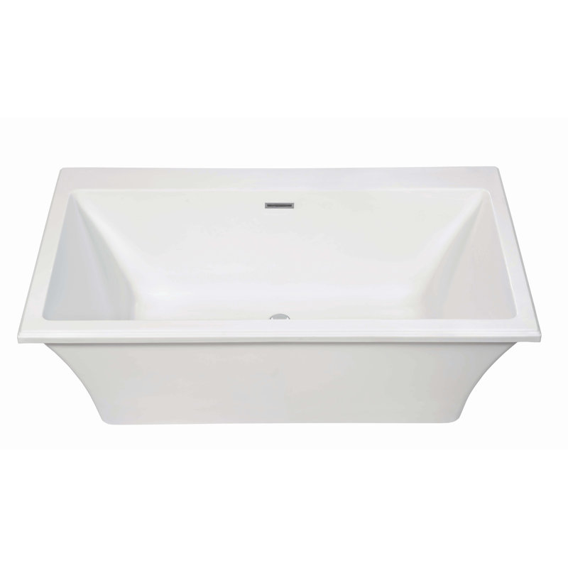 Baignoire autoportante MTI Solutions, Blanc
