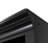 Modern Wood Open Bookcase - Black