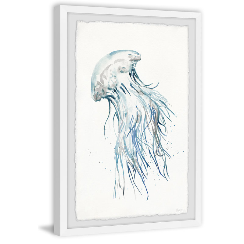 «Luminous Jellyfish», reproduction encadrée, H 18 po x l 12 po x P 1,5 po