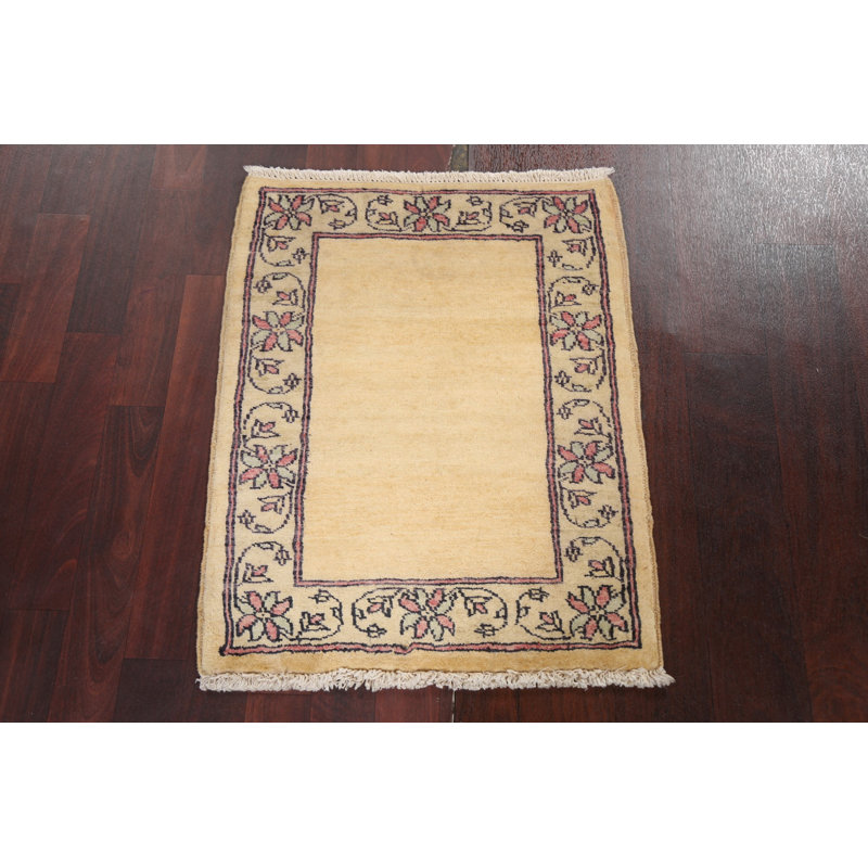 Hand-Knotted Gabbeh Oriental Rug 2x3
