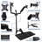 Workstation Height Adjustable 2 Screen Wall Mount
