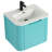 Caskvalley Modern Bathroom Vanity with Straight Fluted Design 24" Wide-1158663204