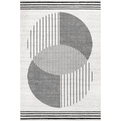 Tapis gris abstrait Diller