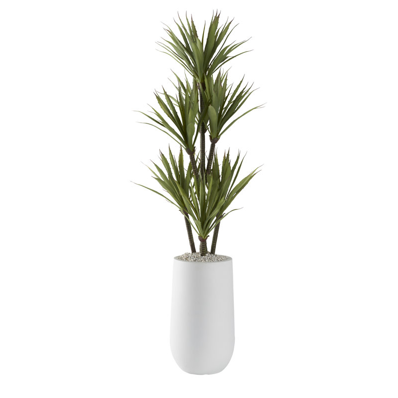 52'' Faux Yucca Tree Tree in Planter