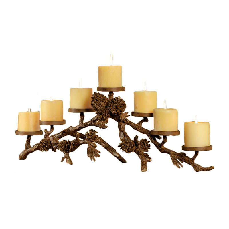 Hyland 10'' H Metal Tabletop Candelabra