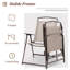 Chaise de patio pliante en métal Hickley-1747618591