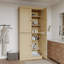 Armoire de rangement pour salle de bain et de buanderie 100% en bois massif Palace Imports, portes à panneaux surélevés, tablettes réglables, largeur 32 po, hauteur 71,5 po-110937331