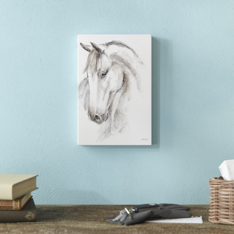 Equine Study II by Ethan Harper - Print, Wrapped Canvas, 30cm H x 20cm W