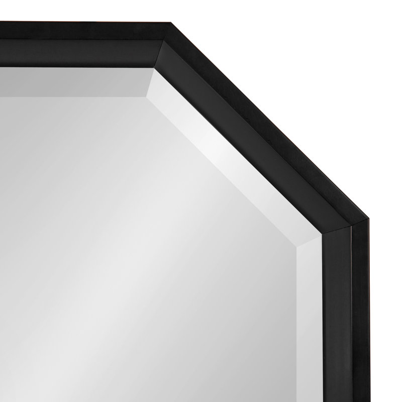 Miroir biseauté Gracey DeSoto, Noir