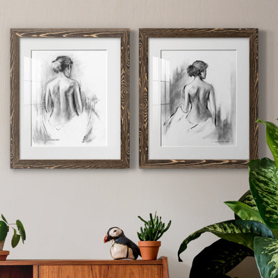«Soft Silhouette III», ensemble de 2 reproductions d'art