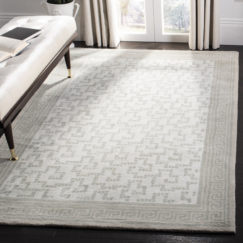 Martha Stewart Byzantium Hand Tufted Wool Geometric Rug, Rectangle 5' x 8'