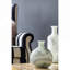 Vase - tourbillon noir et blanc