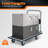 Foldable Platform Truck Push Dolly, Heavy Duty Rolling Cart with 360 Degree Swivel Wheels-69527695