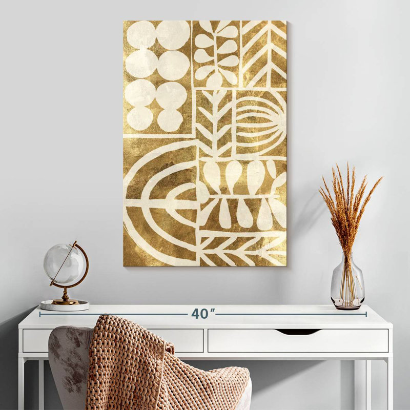 Avery Botanic Print Beige, 30" H x 20" W