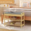 Nakaiya Polyester Blend Upholstered Storage Bench