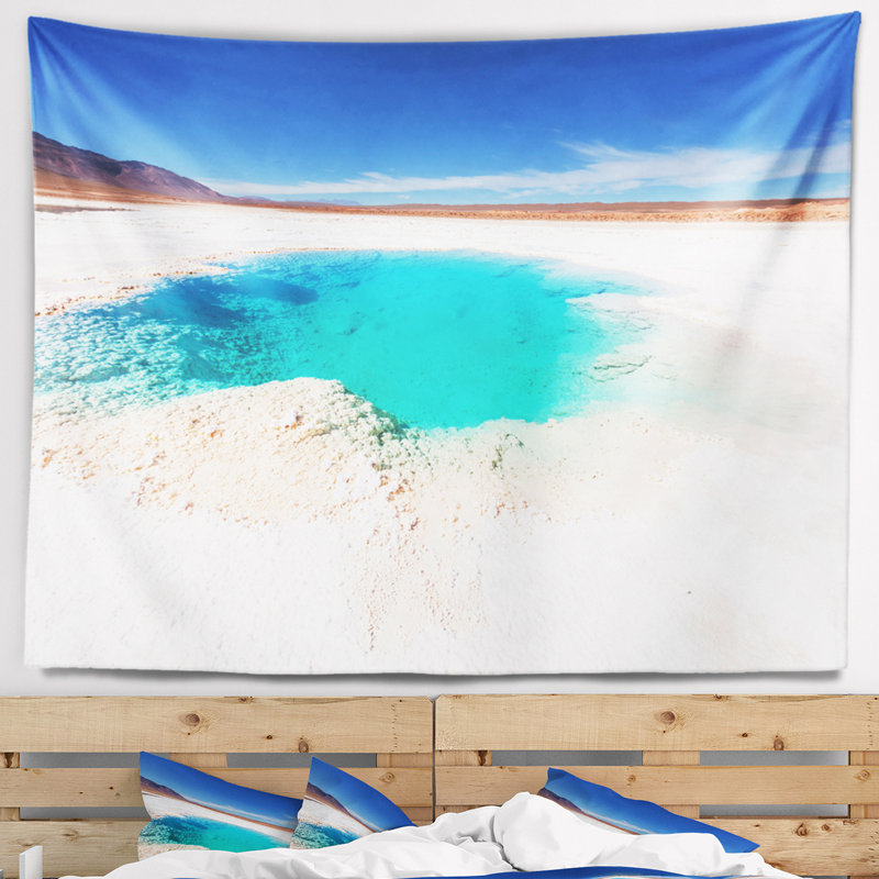 Tapisserie de salinas en argentine avec accessoires suspendus en polyester magnifiquement en polyester inclus