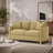 Whittier Camel Upholstered Loveseat