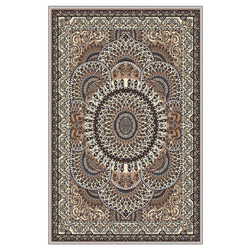 Premium 3D Printed Area Rug, 5.2 x 7.5 Feet, 100% Polyester, 650 g/m² | Antibacterial, Non-Slip PVC Dot Underside, Machine Washable | Ideal for Living Room, Bedroom & Home Decor, Soft Pile Height: 0.3 Inches