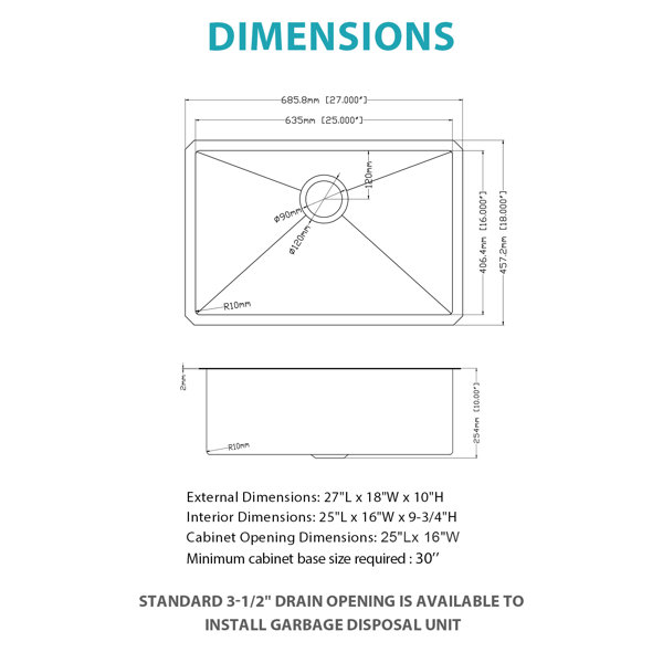 Dimensions du produit