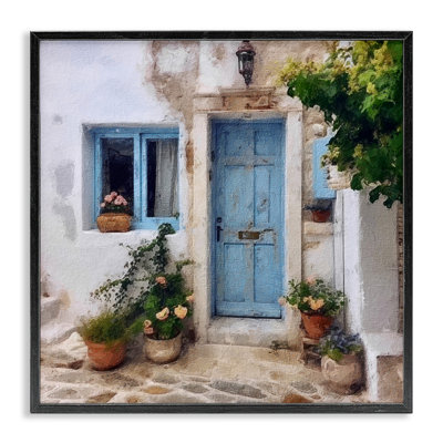 Porte grecque, art de la giclée encadrée par RileyB