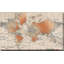 Carte du monde par Elizabeth Medley - impression-64743300-64743296