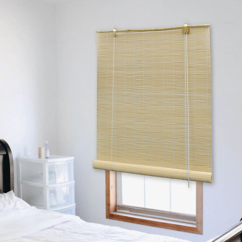 Blackout Bamboo Roll-Up Shade