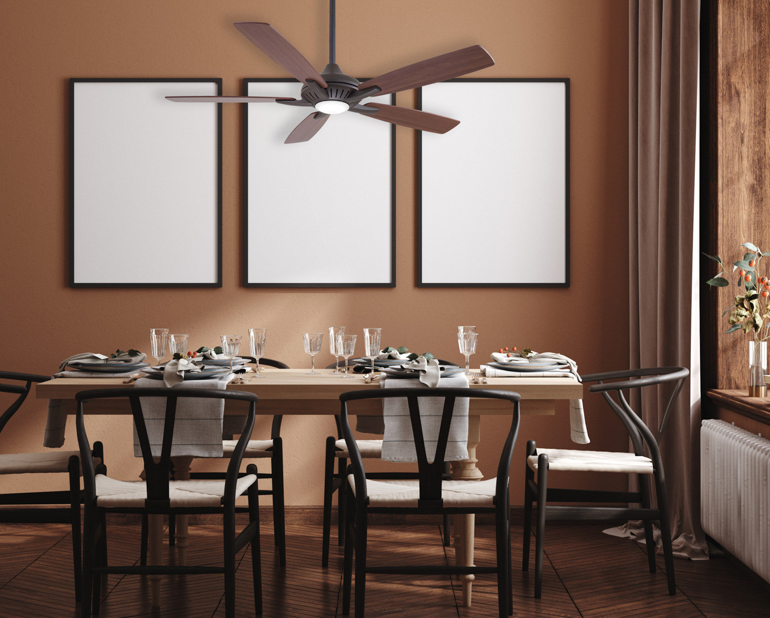 Dyno 52" Ceiling Fan with Light Kit, Oil Rubbed Bronze