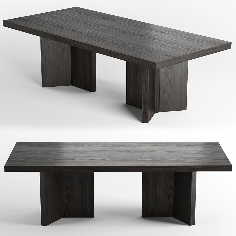 Marti Oak Solid Wood Dining Table