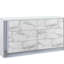 Commode en marbre blanc lune avec DEL