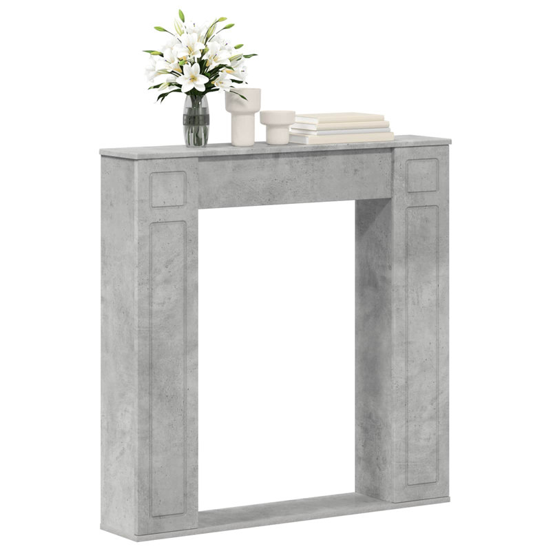 Fireplace Mantel, Concrete Grey