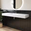 Lavabo vasque à fixation murale 60 "avec trou pour robinet 60"
