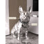 Figurine créative pour chien en résine galvanisée