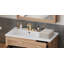 Meuble-lavabo moderne avec 2 portes à fermeture douce et tablette réglable