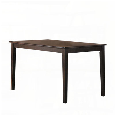 Espresso Finish Rectangular Dining Table