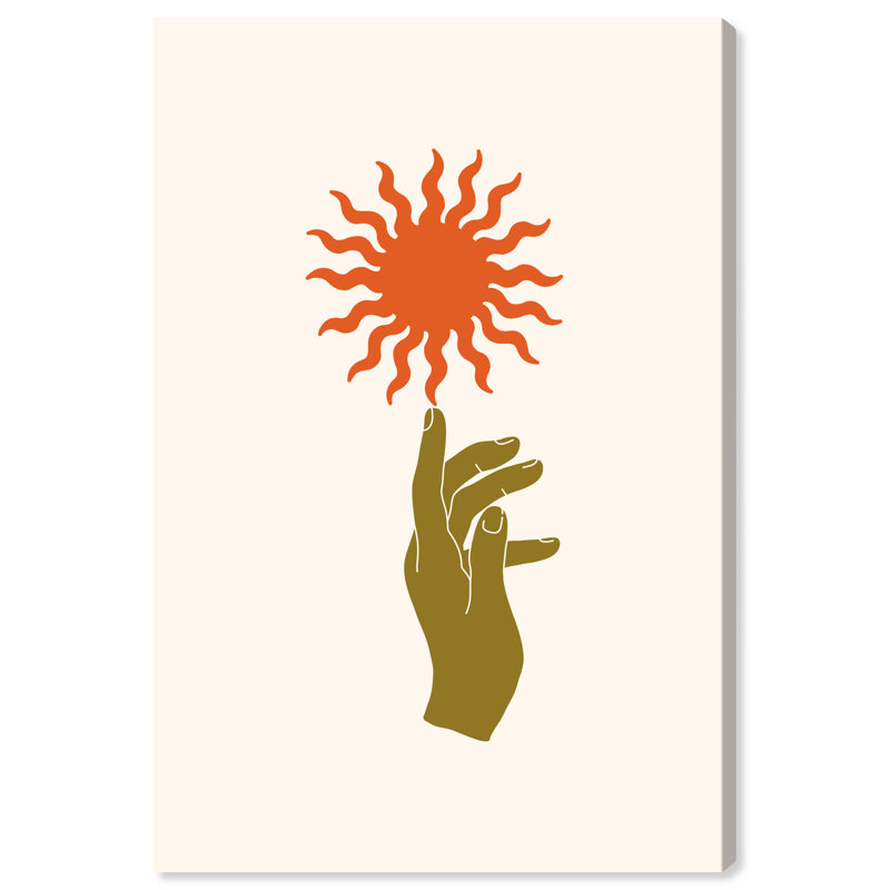 «Sun Power Plain On Canvas» par Wynwood Studio, reproduction, H 24 po x l 16 po x P 0,8 po