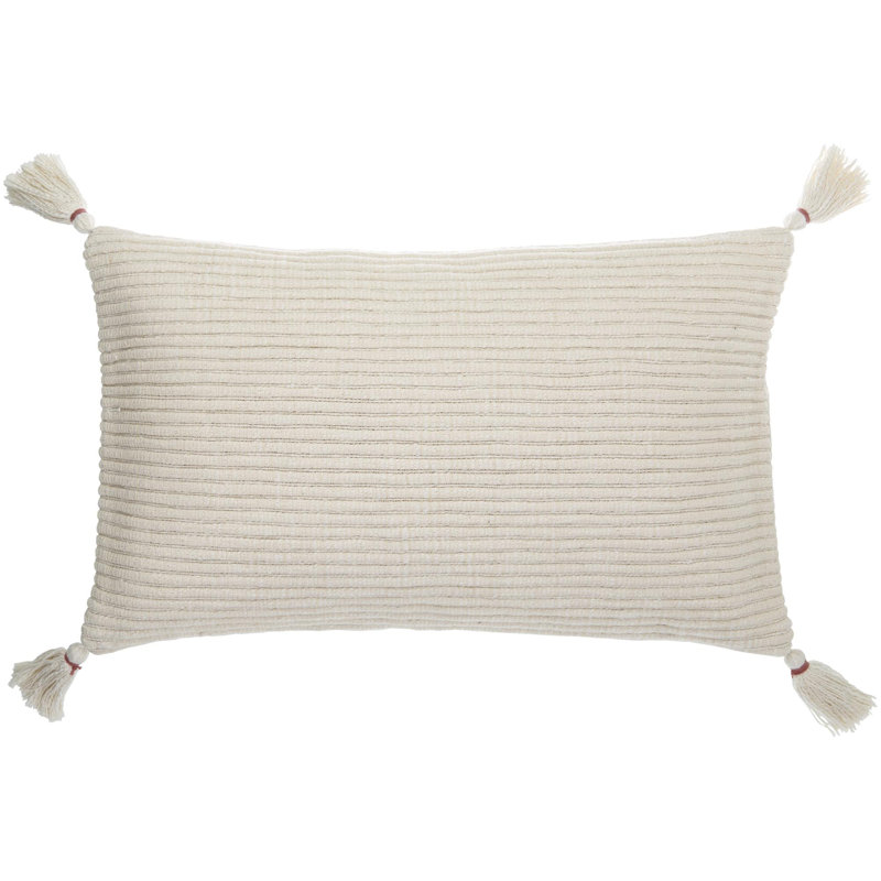 Kiruna KIU-001 14"L X 24"W Lumbar Pillow, Pillow Cover Only - No Insert