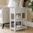 24'' Tall End Table, Narrow Side Table with Drawer and Shelves for Small Space-788587465